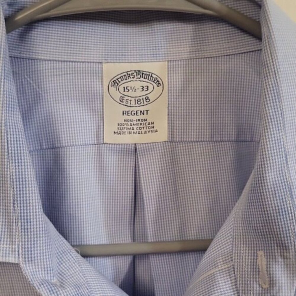 Brooks Brothers Dress Shrt Neck sz 15.5 NWOT - Picture 2 of 6